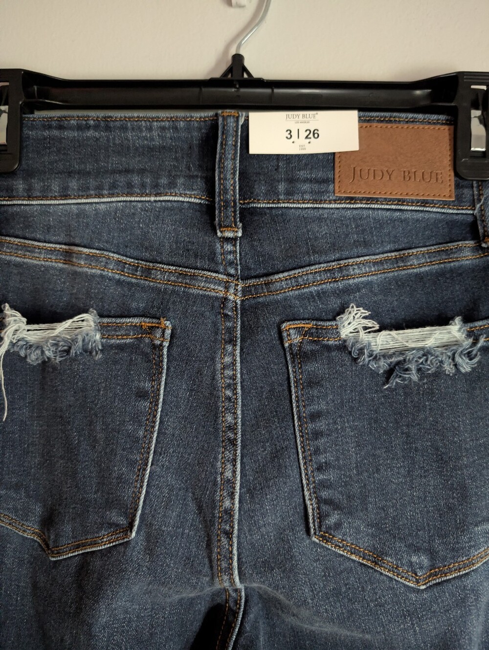 Judy Blue Dark Blue High-Rise Flare Jeans - Picture 5 of 5